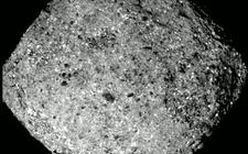 Door OSIRIS-REx genomen opname van planetoïde Bennu. 
