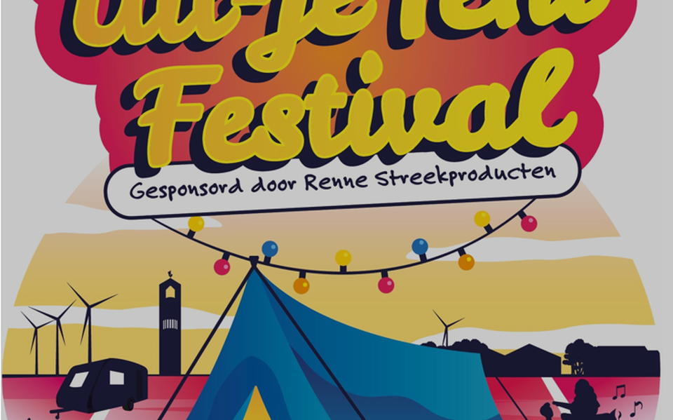 Het nieuwe logo van Uit-jeTent Festival