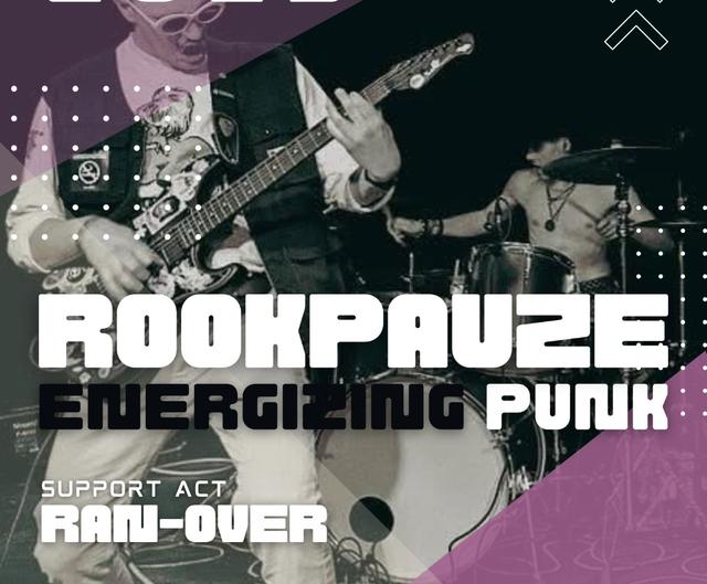 Twee snoeiharde punkbands in De Klos: Rookpauze en Ran-Over